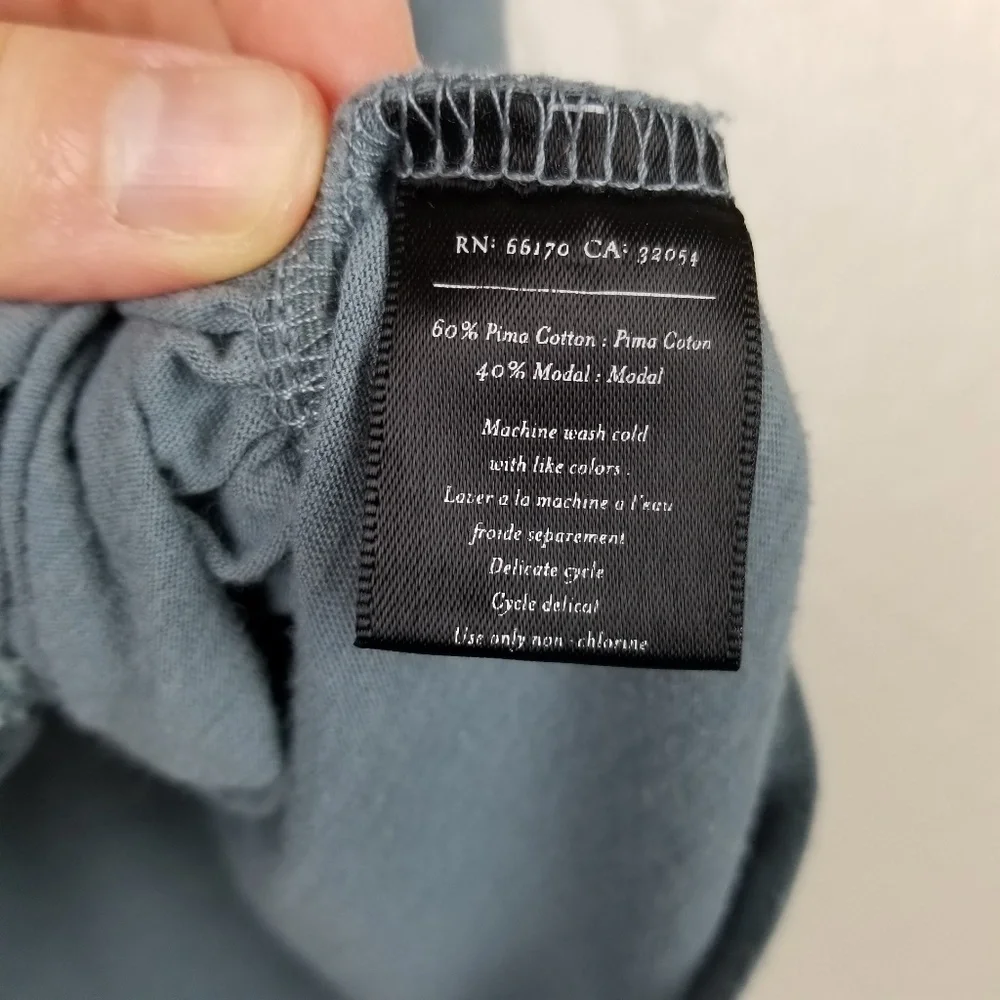 Anthropologie Blue Ruffled Blouse - Picture 8 of 8